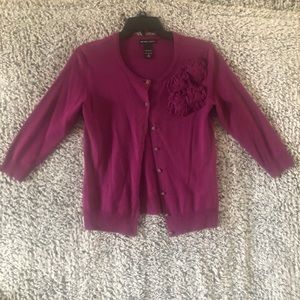 Beautiful Women’s light Purple Cropped Cardigan Size Small petite